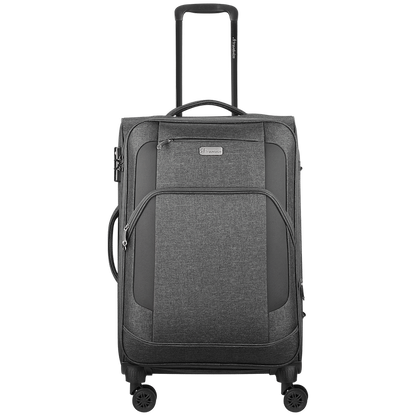 Travelwize Aurora 65cm 4-Wheel Spinner Trolley Case - Grey Melange