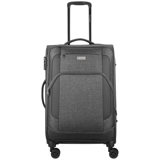 Travelwize Aurora 65cm 4-Wheel Spinner Trolley Case - Grey Melange