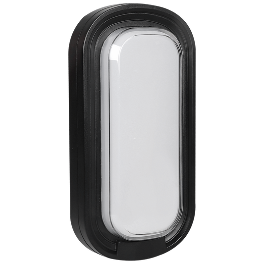 Ellies Ellipse Series AC 24W Capsule LED Bulkhead - PC - BK