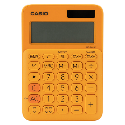 Casio MS-20UC - Desktop Calculator 12-Digit - Orange