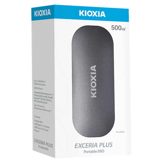 Kioxia Exceria Plus 500gb Portable SSD