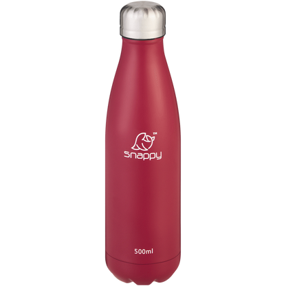 Snappy Stainless Steel Vacuum Bottle 500ml - Cherry