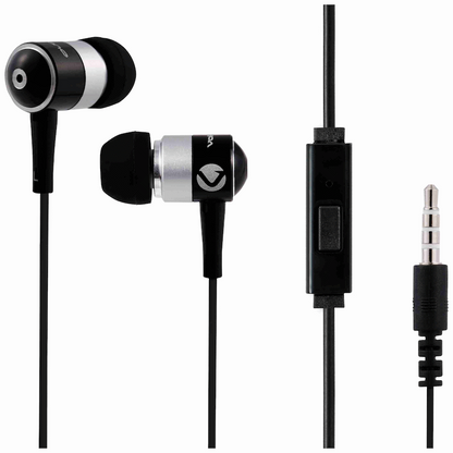 Volkano Earphones with Mic - Stannic Series - Black