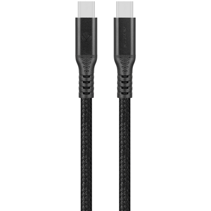 Volkano Weave Series USB C to USB C 240W 20Gbps 2m-black