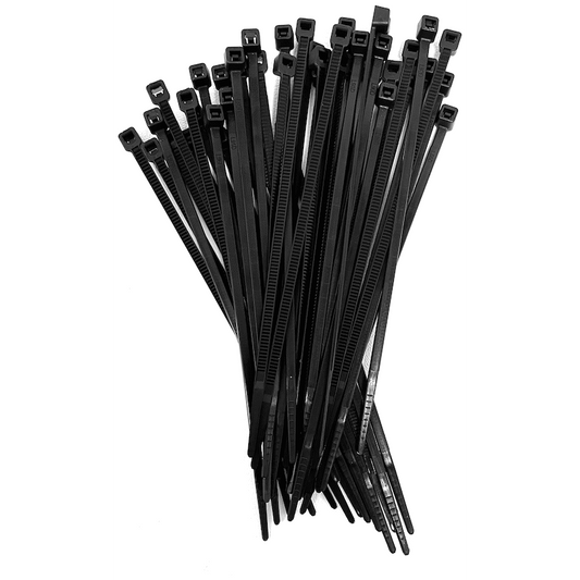 Ellies Cable Tie 2.5mm X 100mm -  20 PACK SIZE - BK