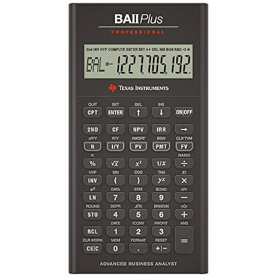 Texas Instruments BA II Plus Professional Financial Calculator