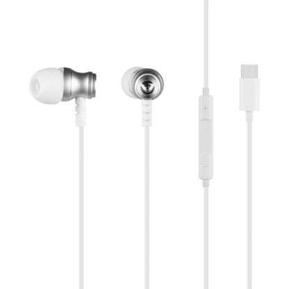 Volkano Prism 2.0 Series Type-C Earphone - White