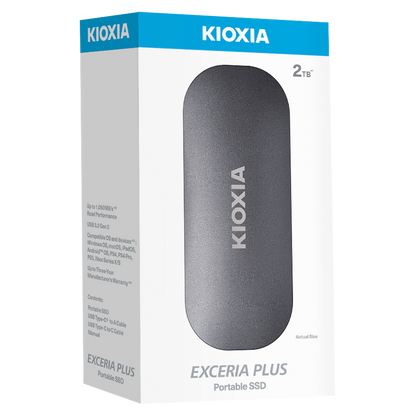 Kioxia Exceria Plus 2tb Portable SSD