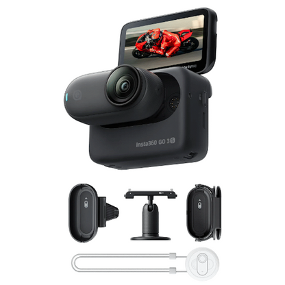 Insta360 GO 3S Motorcycle In-Helmet POV Bundle 128Gig