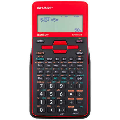 Sharp EL-W535SAII Red Scientific Calculator