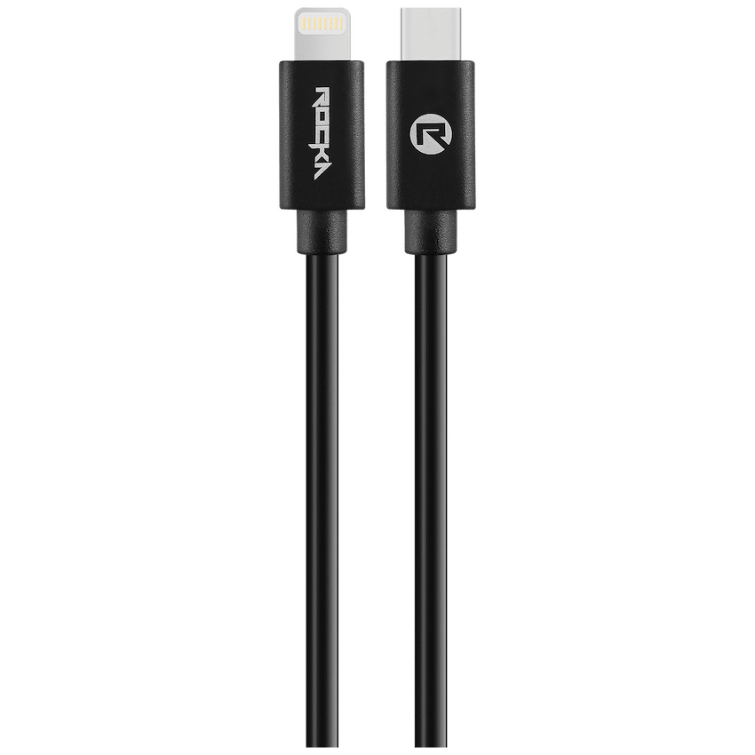 Rocka Sprite Series Type-C to MFI Cable 1.2m - Black