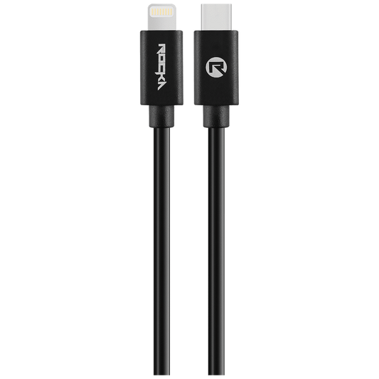 Rocka Sprite Series Type-C to MFI Cable 1.2m - Black