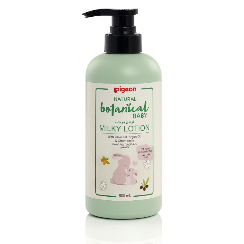 Pigeon - Milky Lotion 500ml - Natural Botanical