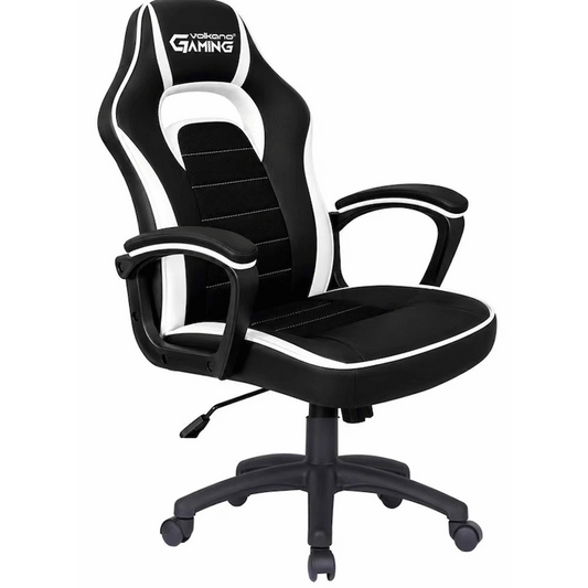 Spawn High Back Volkano Gaming Chair - Black and White