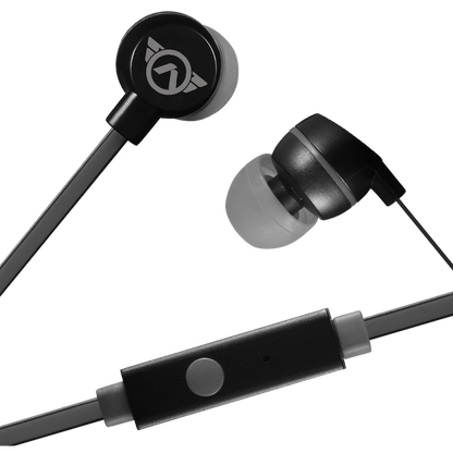 Amplify Sport Quick Series Earbuds with Mic - Black/Grey