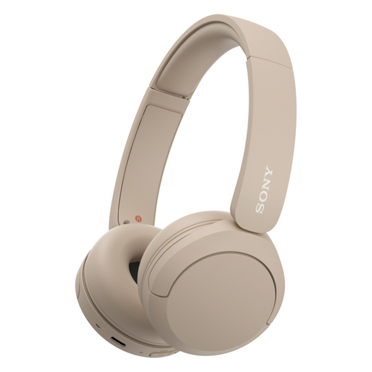 Sony WH-CH520 (Beige) Bluetooth On-Ear Headphones
