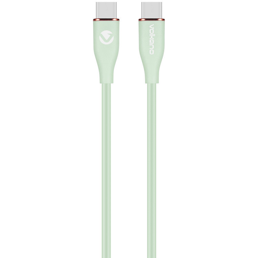 Volkano Flexi Series Type-C to Type-C 1.5m 60w - Green