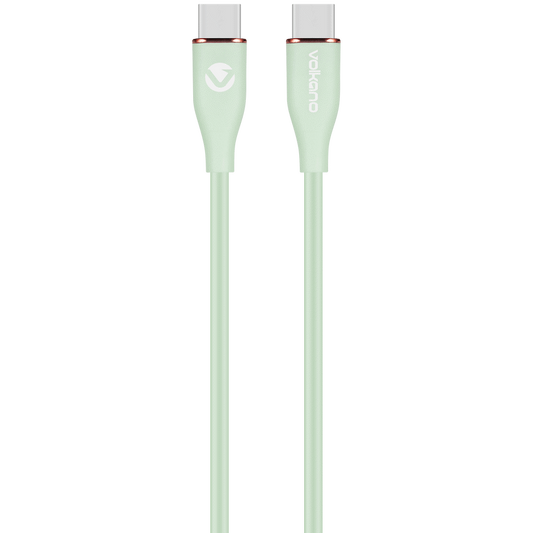 Volkano Flexi Series Type-C to Type-C 1.5m 60w - Green