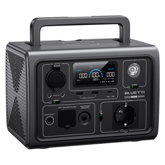 Bluetti EB3A Portable Power Station 600w 268wh