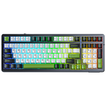 Aula Mechanical Gasket 80% Keyboard Multimode - Black/White/Grey