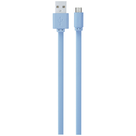Volkano Micro USB Cable - Slim Series - Light Blue