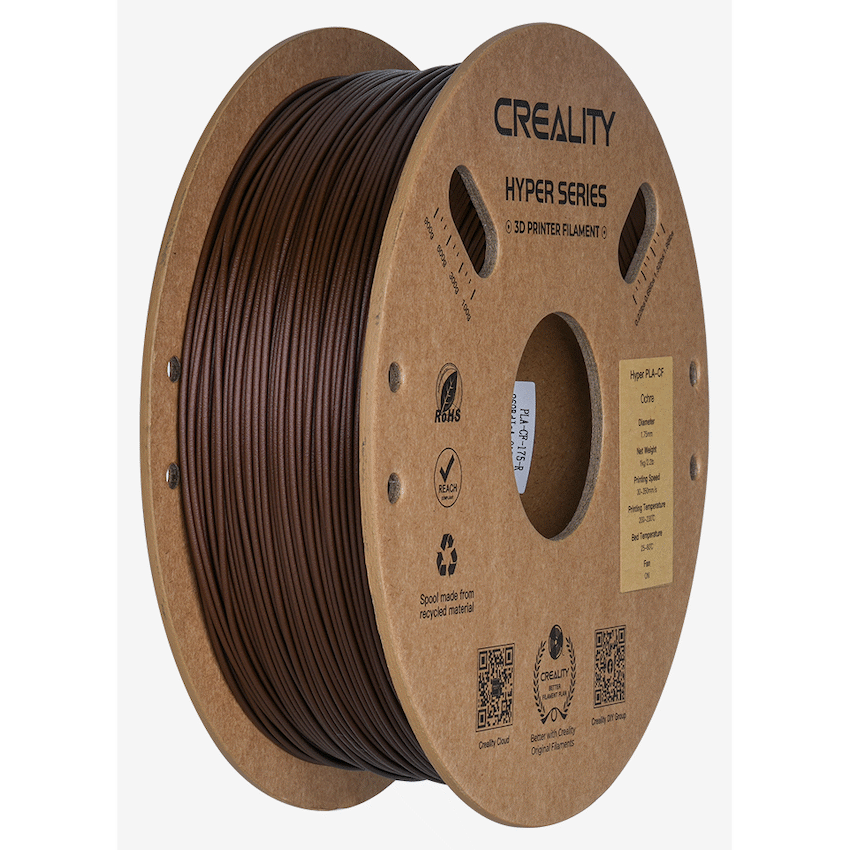 Creality Hyper PLA-CF Ocre Carbon Fibre Texture Filament