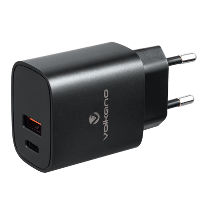 Volkano Express Series QC3.0 + PD Wall Charger - 20w with Cable