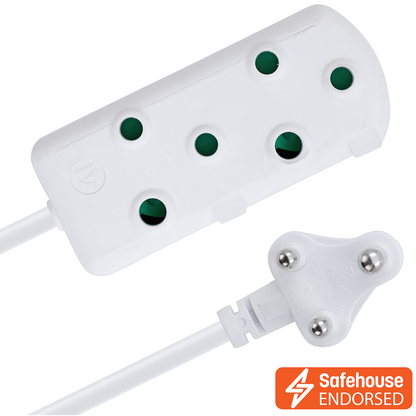 Ellies Side-by-Side Heavy-Duty Extension Lead - 10m