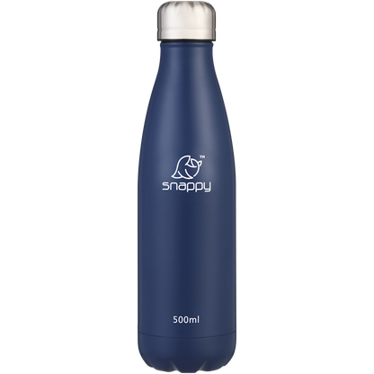 Snappy Stainless Steel Vacuum Bottle 500ml Ocean ( Order in Qty of 6)