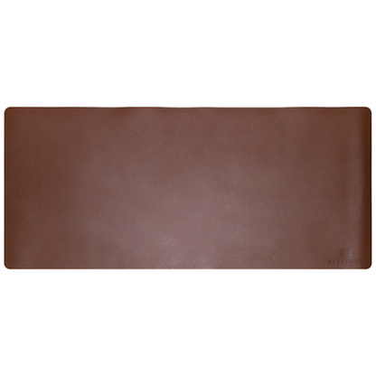 Everfurn Prime Faux Leather Desk Mat - Brown