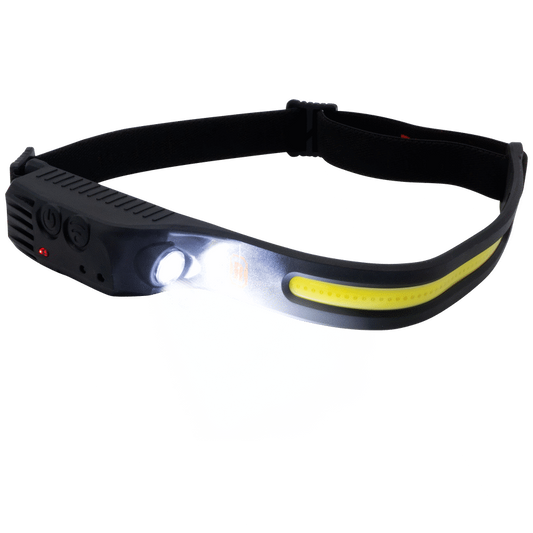 Rugged by Volkano 500lm COB Headlamp with Wave Sensor