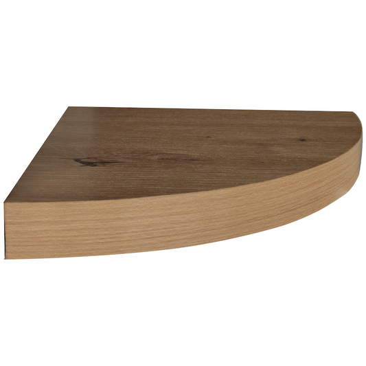 Everfurn Arched Floating Corner Wall Shelf