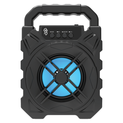 Pro Bass Tank 4" Series Bluetooth Speaker - Black