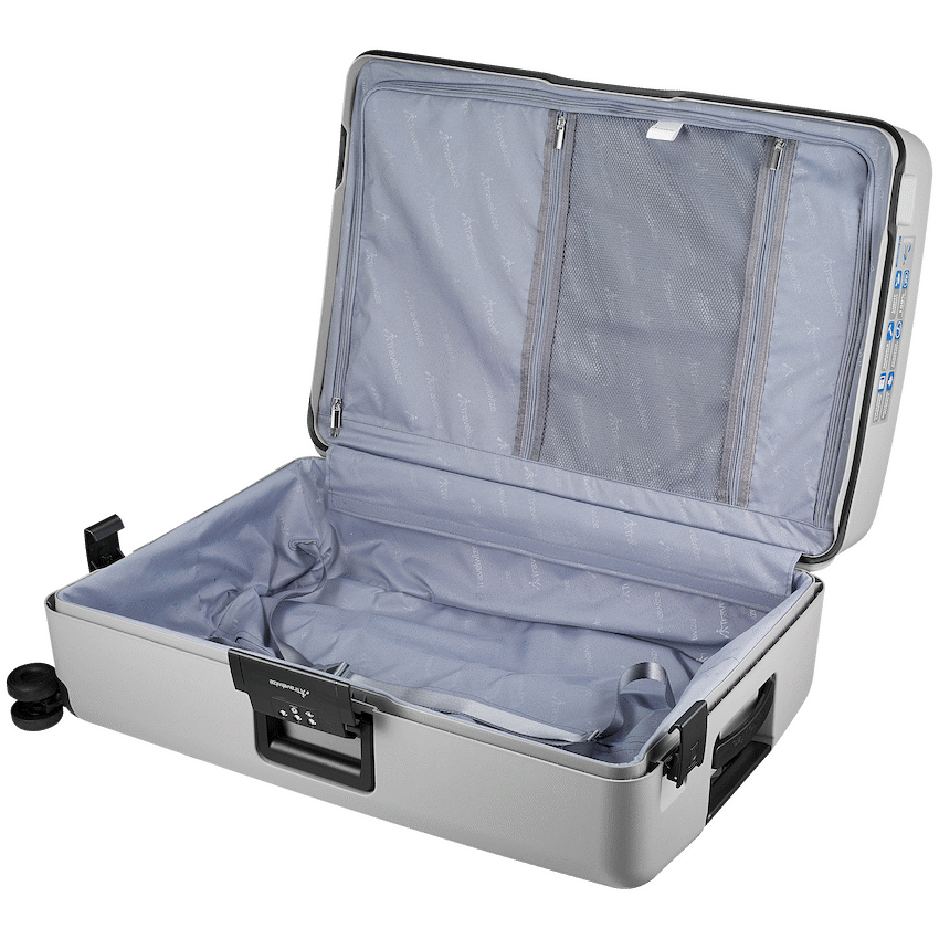 Travelwize Clipper PP 3Pc 4-Wheel Spinner Luggage Set Nardo Grey