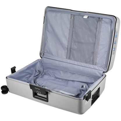 Travelwize Clipper PP 3Pc 4-Wheel Spinner Luggage Set Nardo Grey