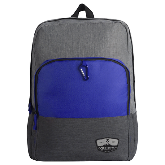 Volkano Ripper 15.6" Laptop Backpack - Grey/Blue