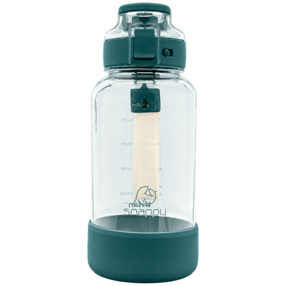 Snappy Tritan Bottle with straw 1lt Teal ( Order in Qty of 6)