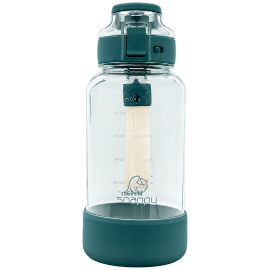 Snappy Tritan Bottle with straw 1lt Teal ( Order in Qty of 6)