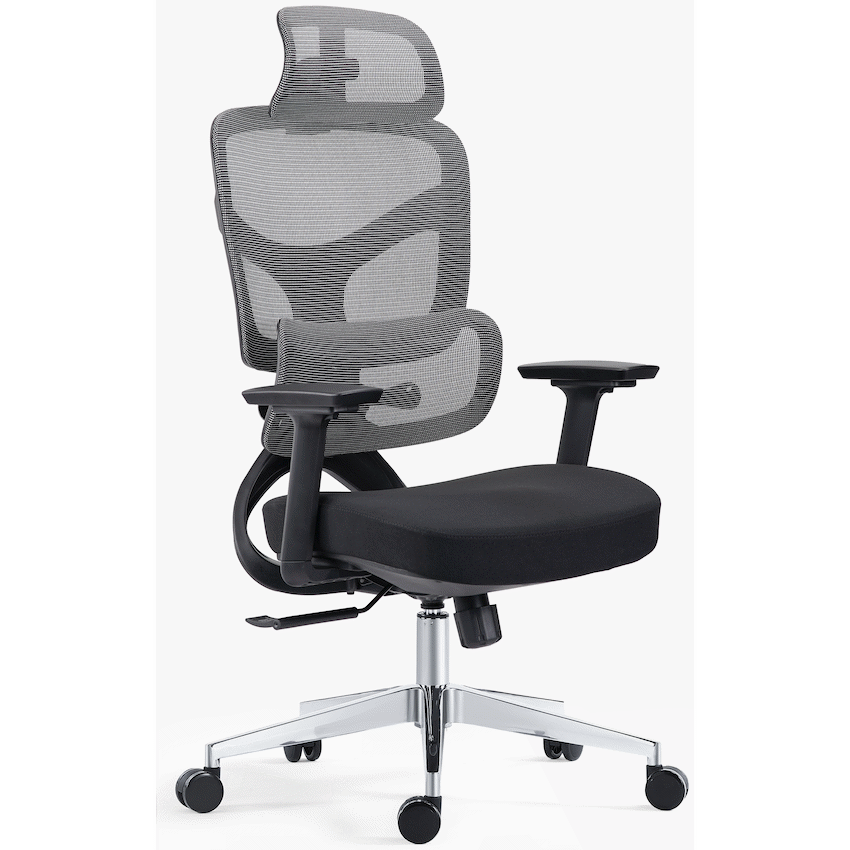 Everfurn Raven High back chair - Black