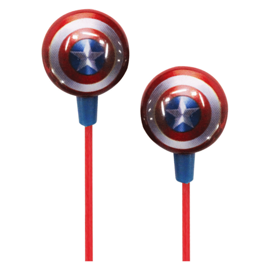 Marvel Aux Earphones - Captain America