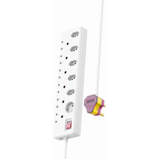 Ellies 12 way High Surge Multiplug 0.5M - WT