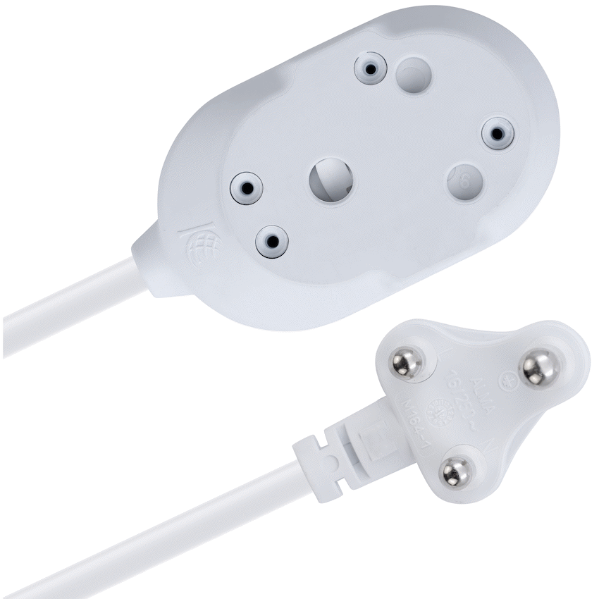 Ellies Back-to-Back Heavy-Duty Extension Lead - 3m