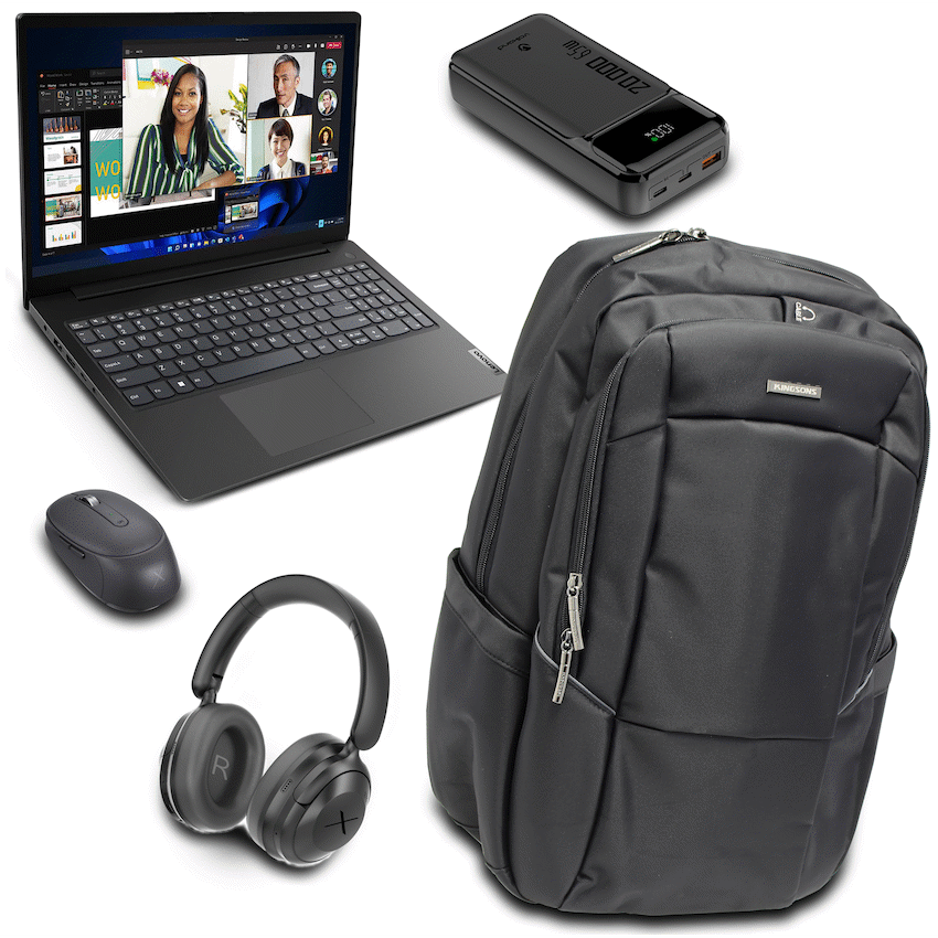 Lenovo Laptop 82YU015DSA - V15 AMD Ryzen 5 16/512 Bag+Mouse+Headphone+PB
