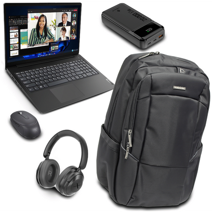 Lenovo Laptop 82YU015DSA - V15 AMD Ryzen 5 16/512 Bag+Mouse+Headphone+PB