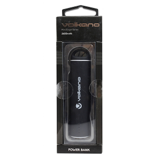 Volkano Mini Erupt Powerbank 2600 mAh BLACK