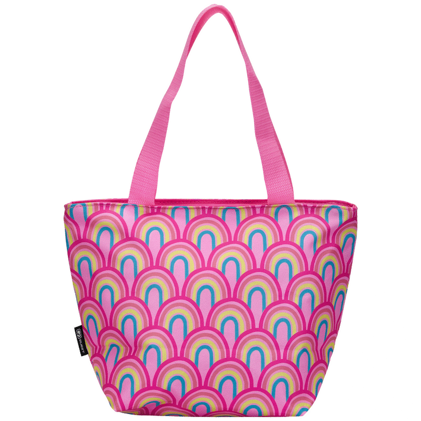 Quest Rainbow Value Lunch Bag - Pink