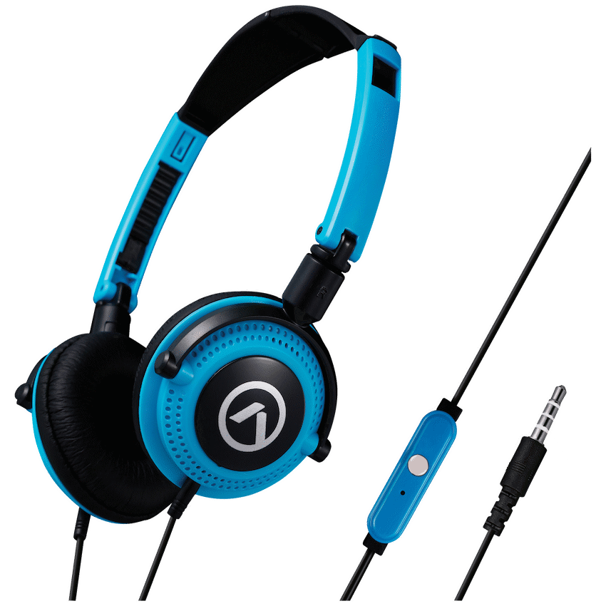 Amplify Symphony Headphones with Microphone - Blue & Black