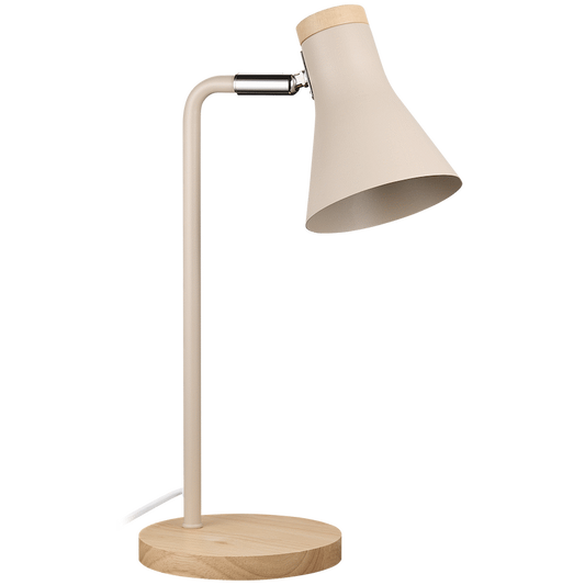 Switched Liron Series Metal Desk Lamp - Sand
