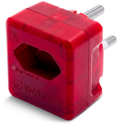 SWITCHED 1 Way High Surge Network Safe Adaptor