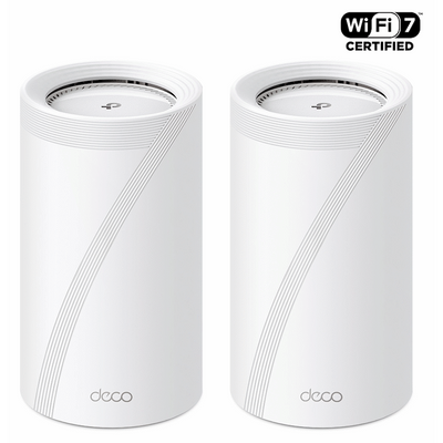 TP-Link Deco BE85 (2-Pack) BE19000 Tri-Band Whole Home Mesh Wi-Fi 7 System